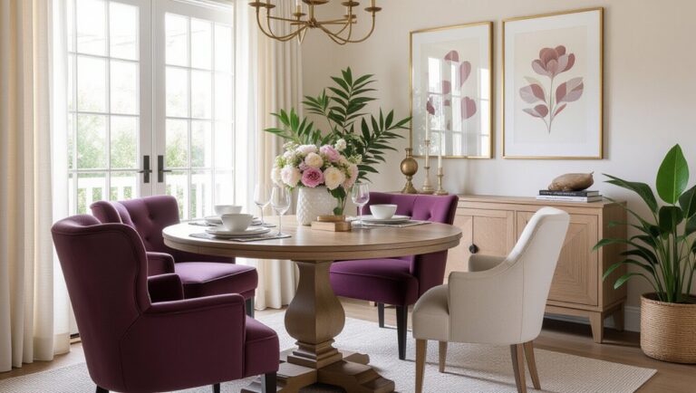 corner decor for dining