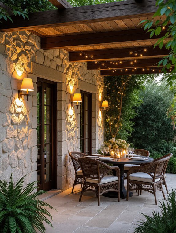 cozy ambient wall sconces