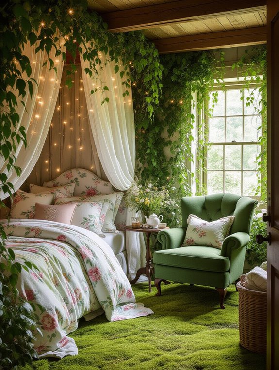 cozy enchanted nature retreat