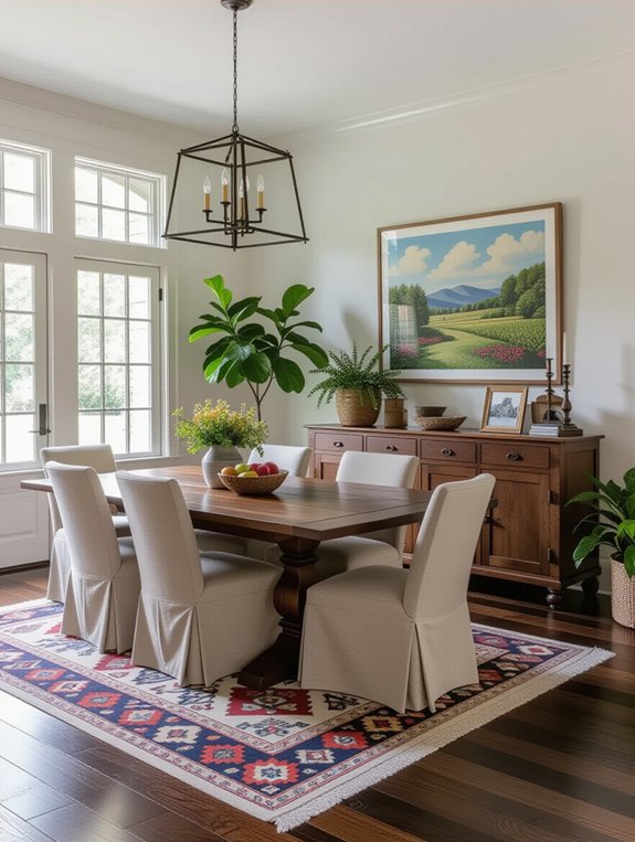 cozy family dining atmosphere