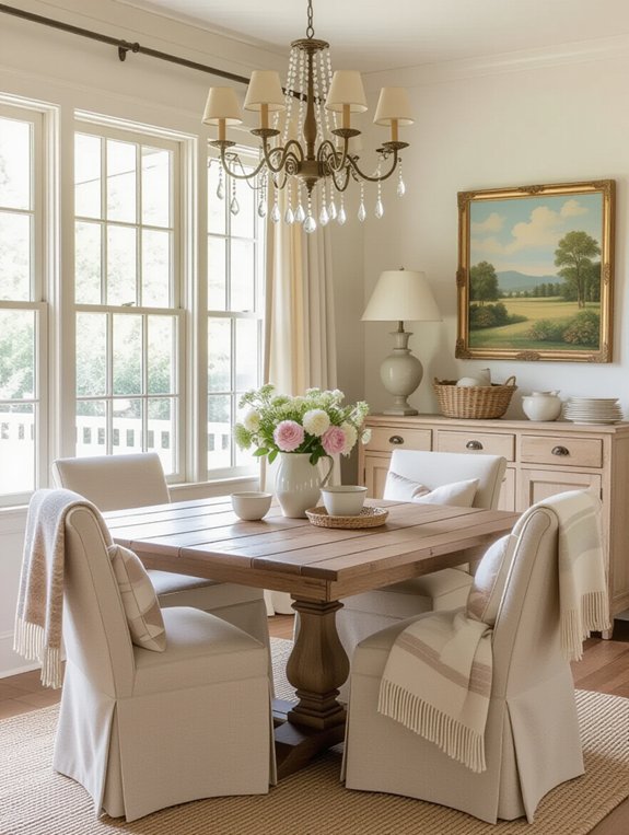 cozy family gathering space