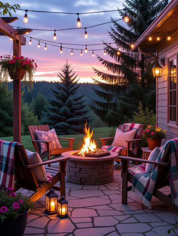 cozy fire pit gatherings