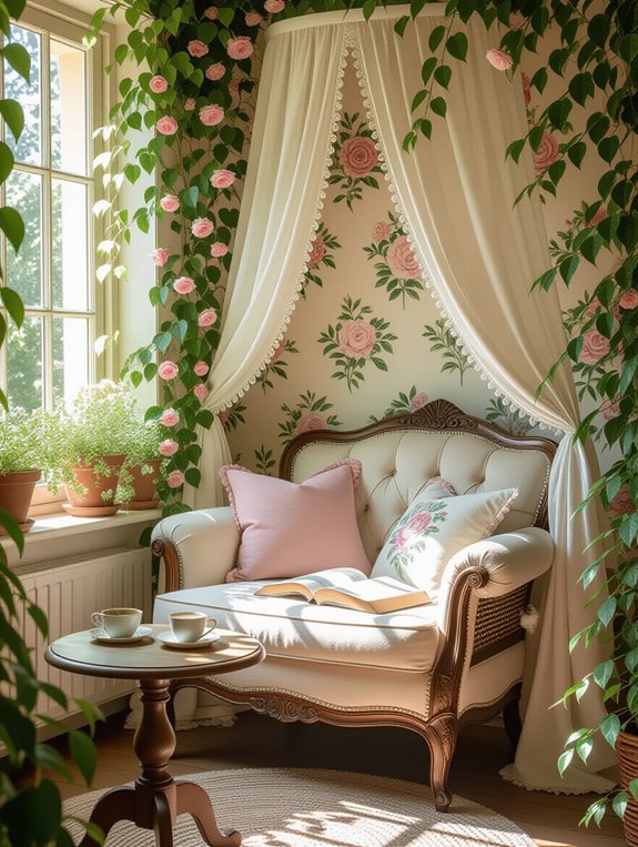 cozy garden retreat corner