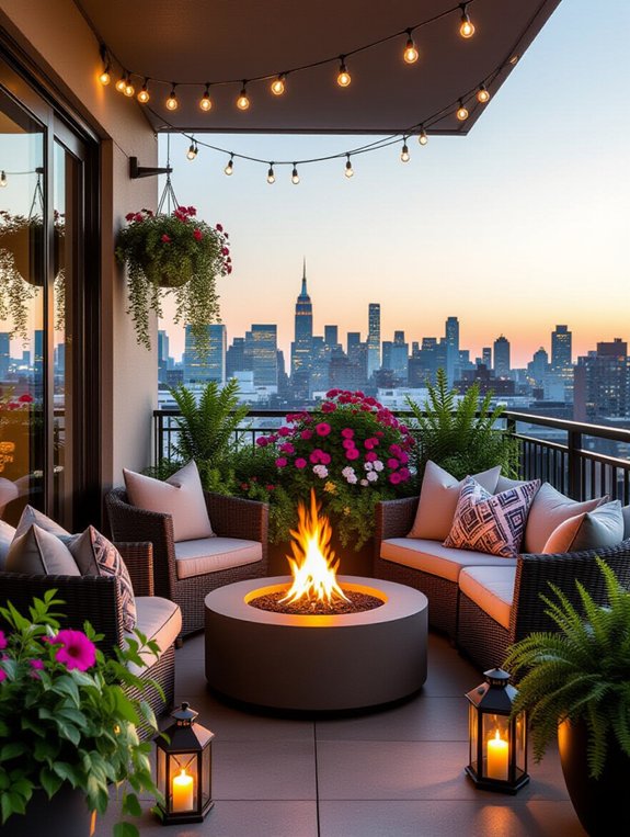 cozy gatherings by fire