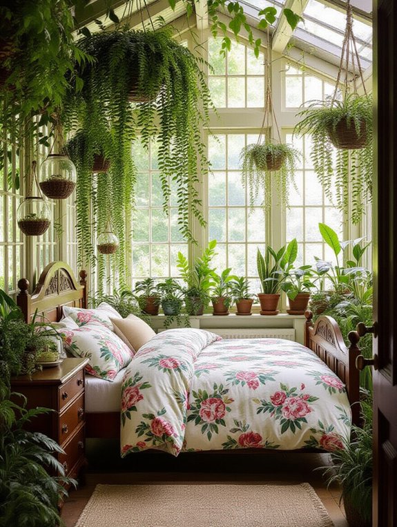cozy indoor plant sanctuary