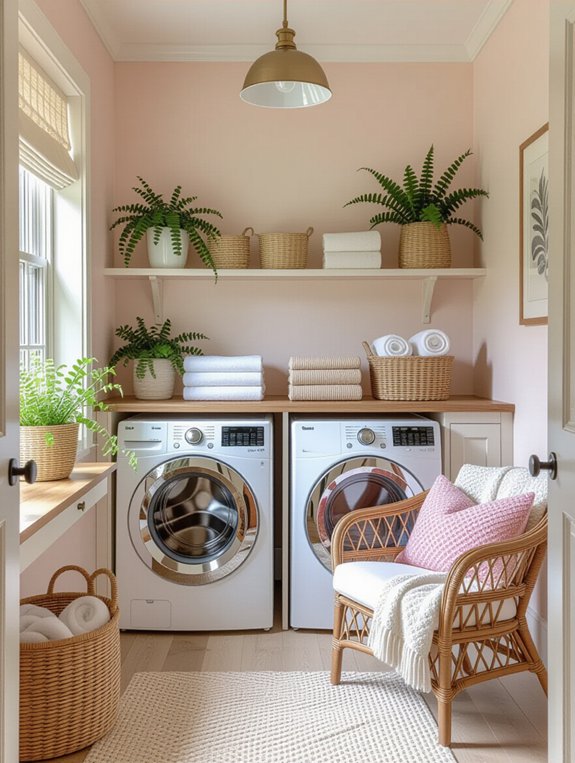 cozy laundry room retreat