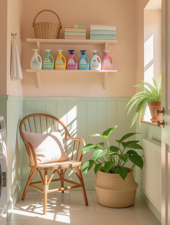cozy laundry room retreat