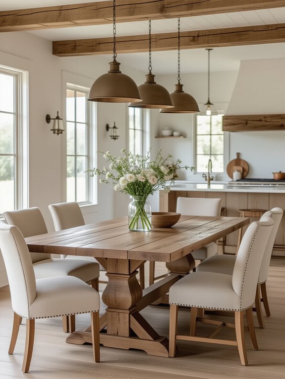 cozy modern dining elegance