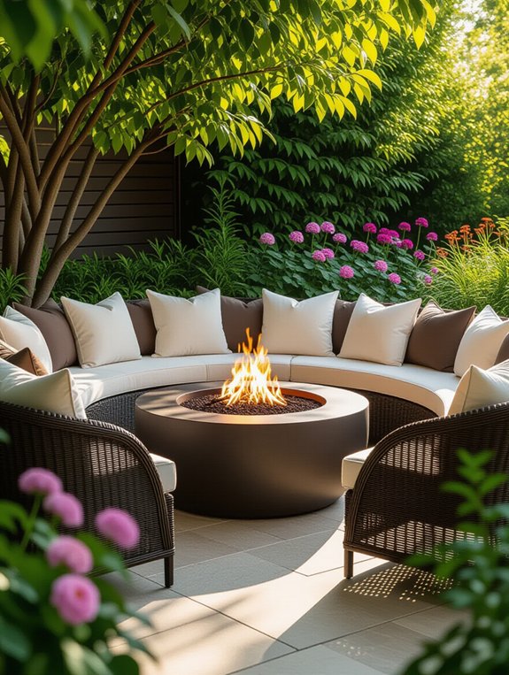 cozy modern outdoor gatherings