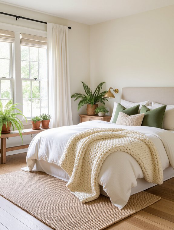 cozy natural bedroom elements