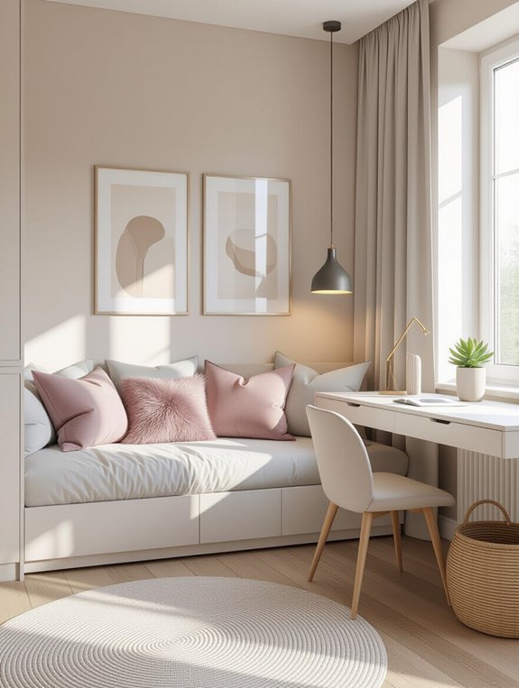 cozy nook with daybed