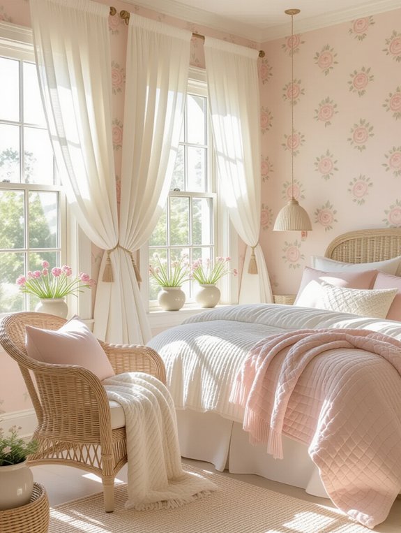 cozy pastels and textures