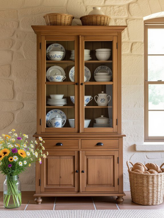 cozy rustic dining atmosphere