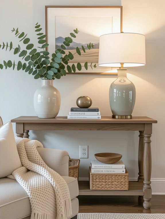 cozy seating nook setup