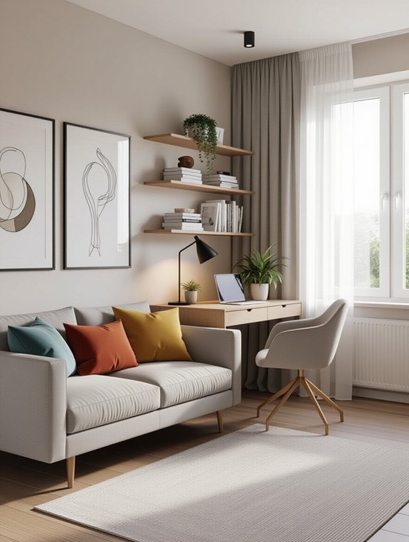 cozy small sofa addition