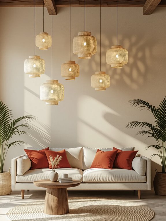 cozy soft fabric lanterns