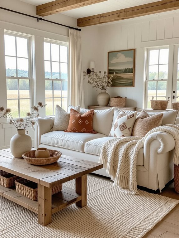 cozy throws enhance decor