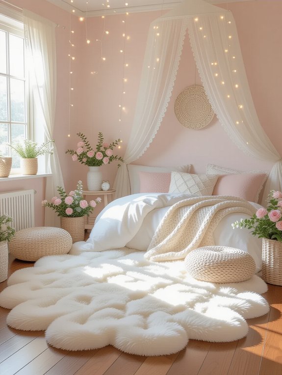cozy whimsical pastel rugs