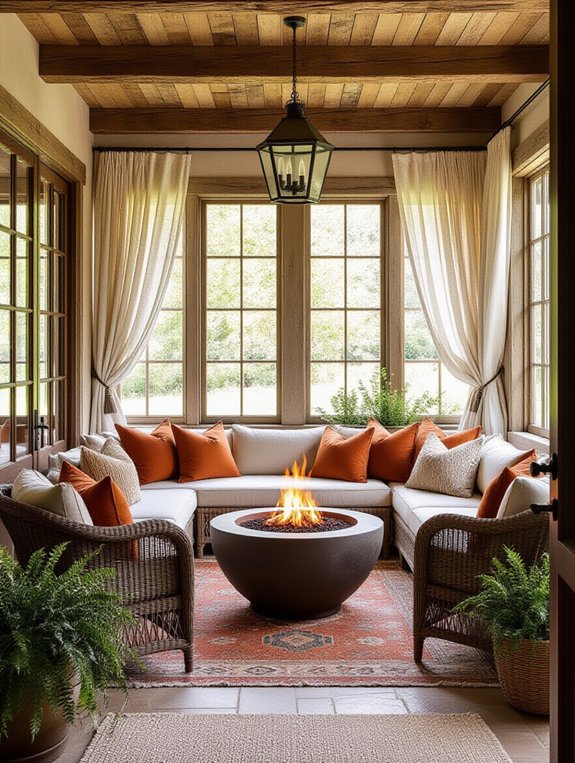 cozy year round sunroom retreat