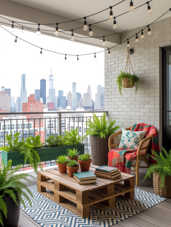 creative balcony furniture repurposing