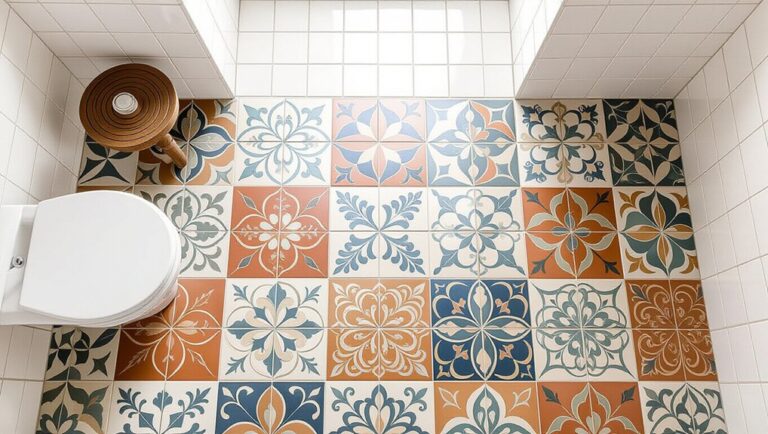 creative bathroom tile designs
