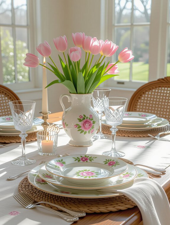 creative dining table decorations