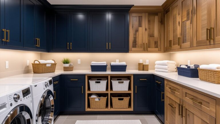 creative laundry room storage