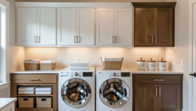 creative laundry room storage