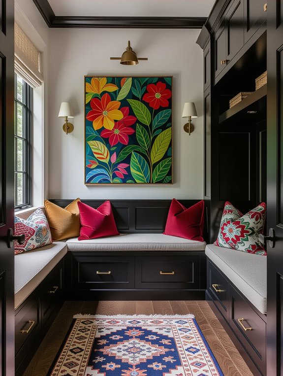 custom artwork for mudroom