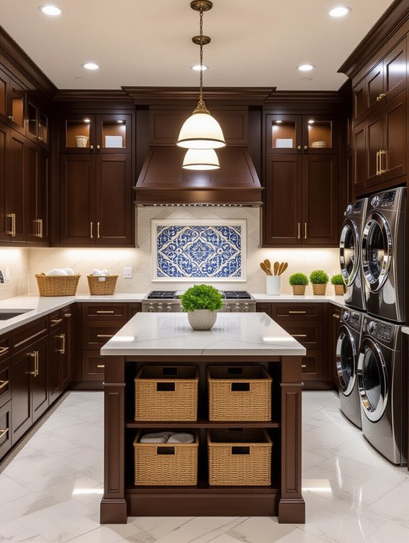 custom cabinetry for laundry