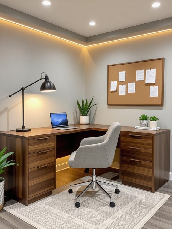 custom ergonomic desk setup