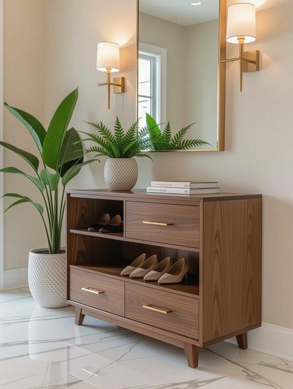 custom shoe cabinets solutions
