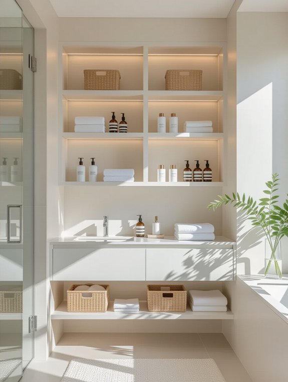 customizable bathroom storage solutions