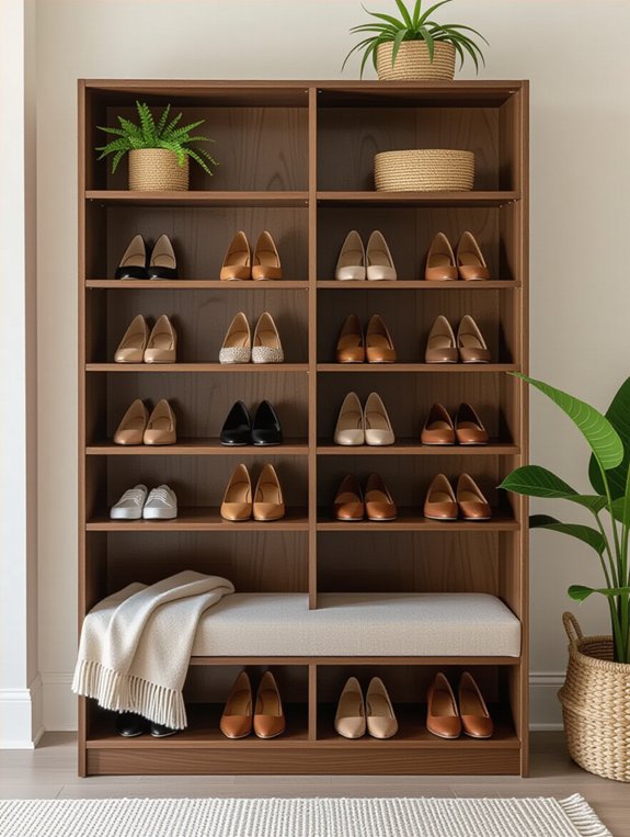 customizable modular shoe storage