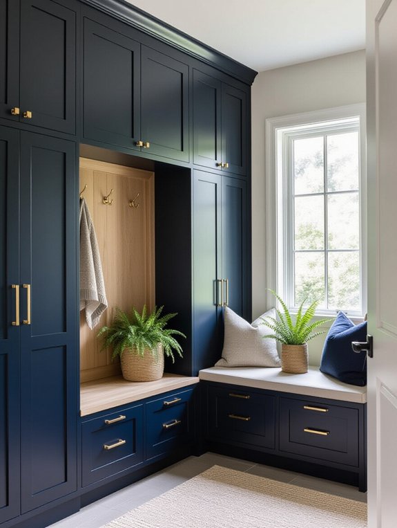 customizable mudroom storage solutions