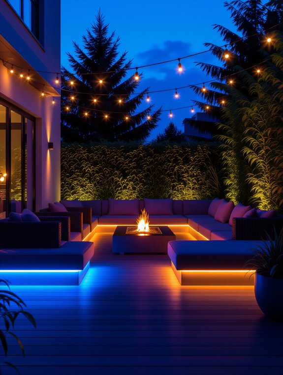 customize outdoor lighting ambiance