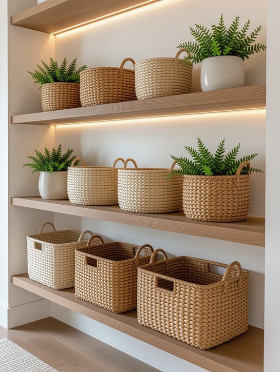 decorative baskets for organization