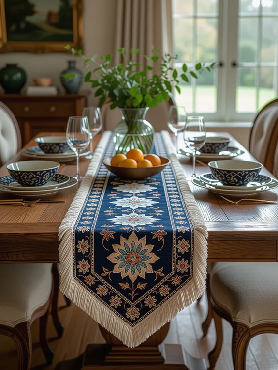 decorative table runner style
