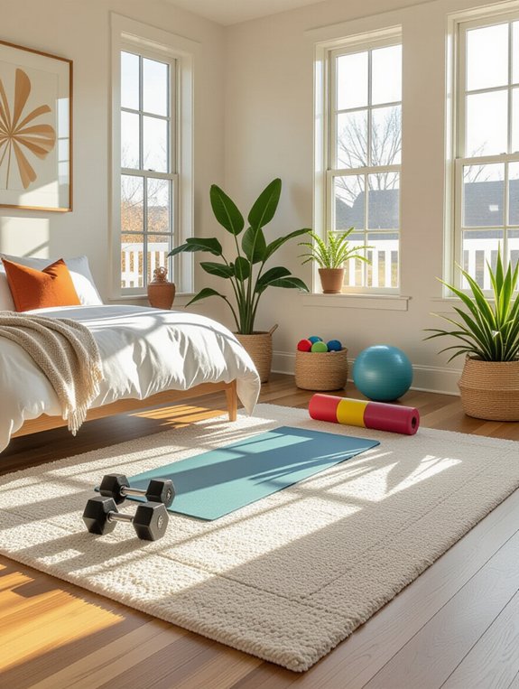 define your workout space