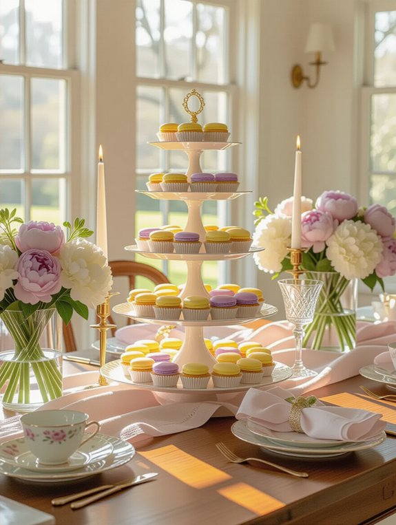 delightful dessert table arrangements