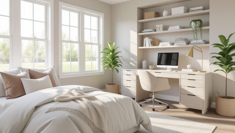 dual purpose bedroom office designs