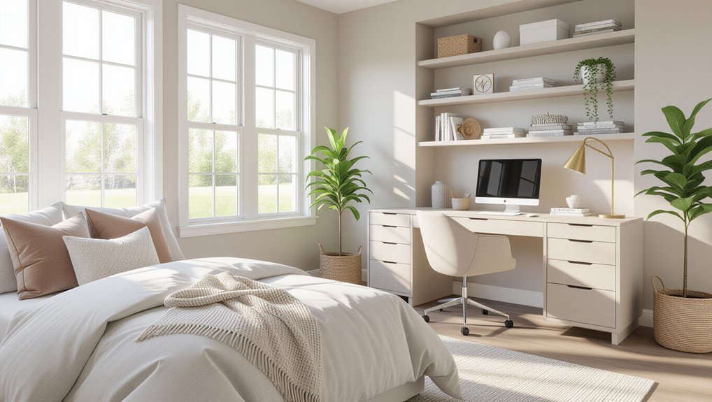 dual purpose bedroom office designs