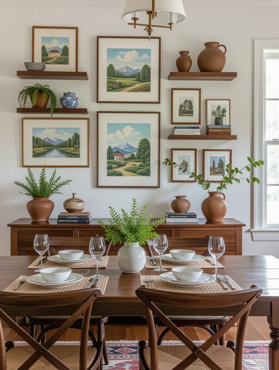 dynamic wall mounted decor display