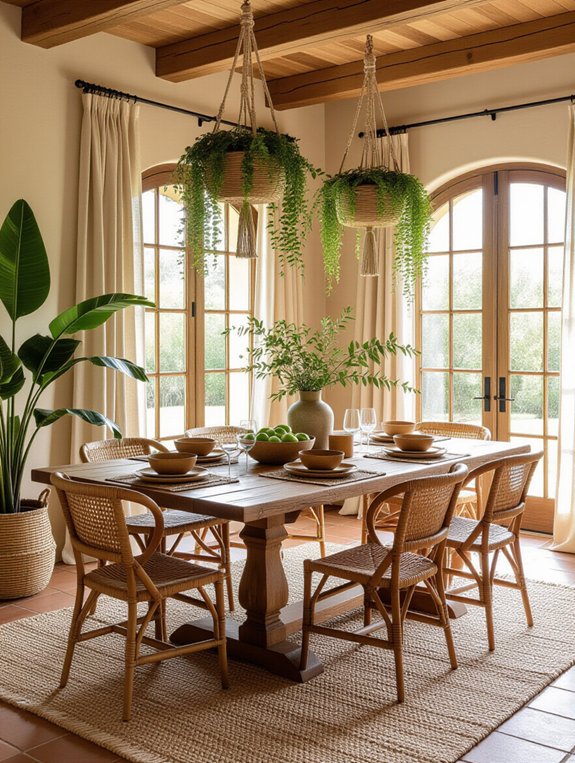 earthy color harmony indoors