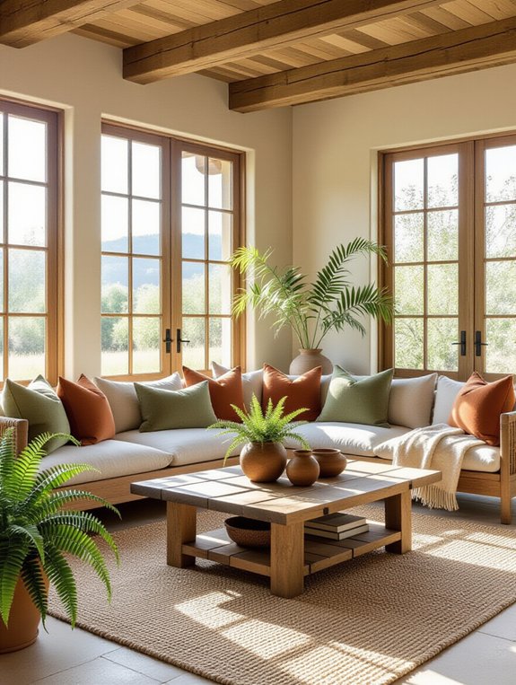 earthy color palettes serenity