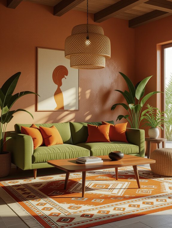 earthy tones for comfort