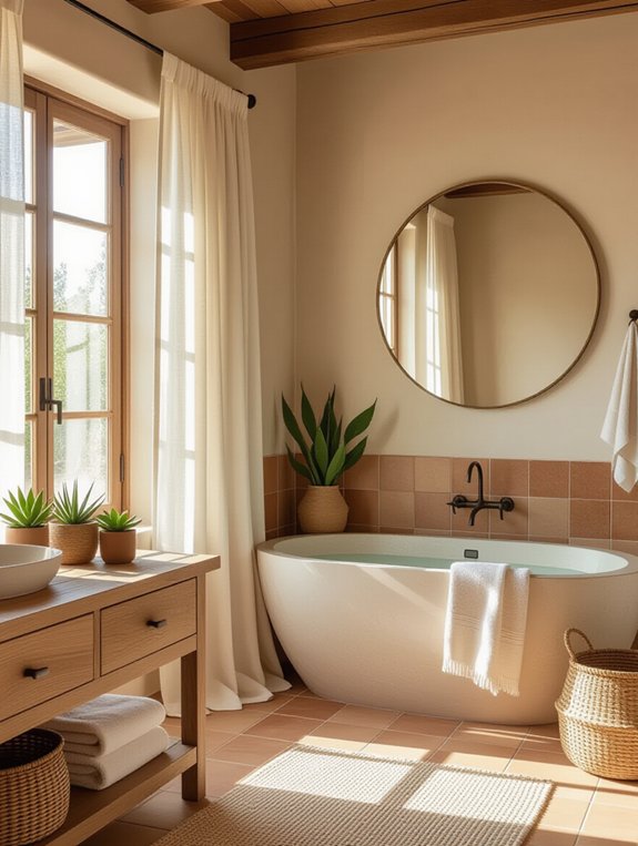 earthy tones for tranquility