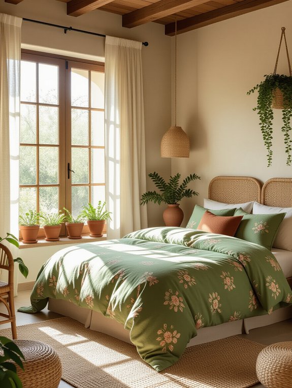 earthy tones natural materials