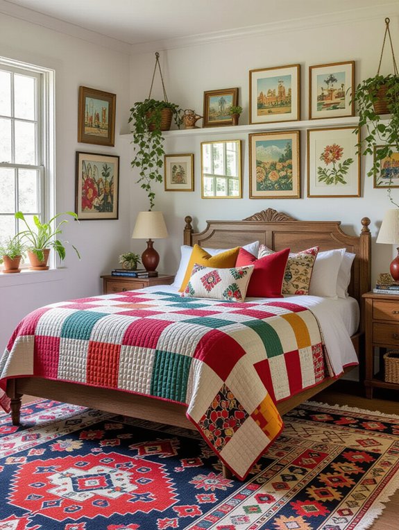 eclectic bedroom design inspiration