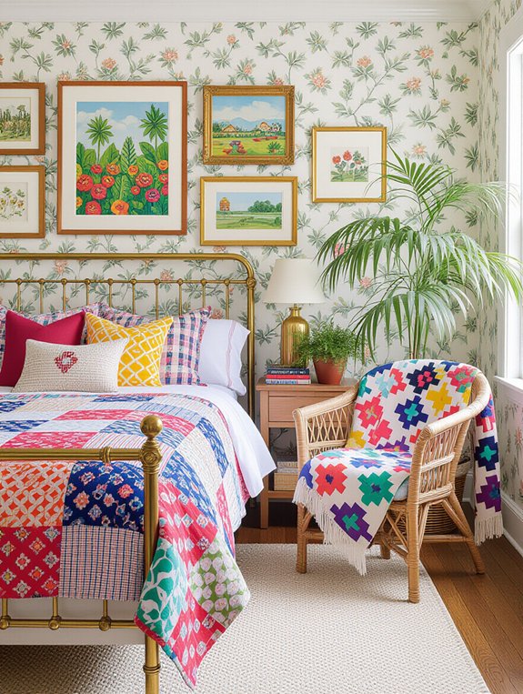 eclectic pattern mixing tips